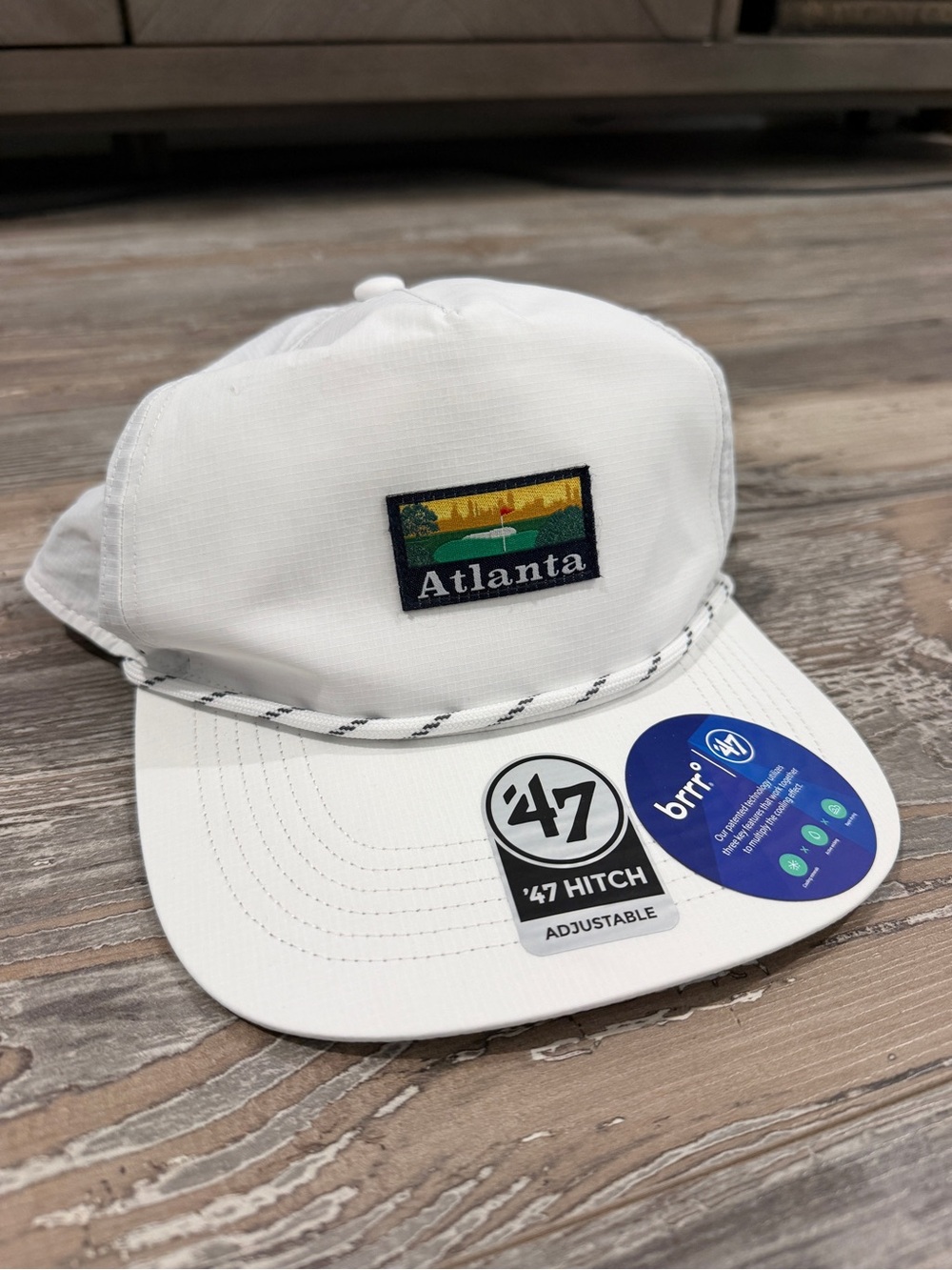 Atlanta Braves ‘47 White Vacation Golf Adjustable Hat